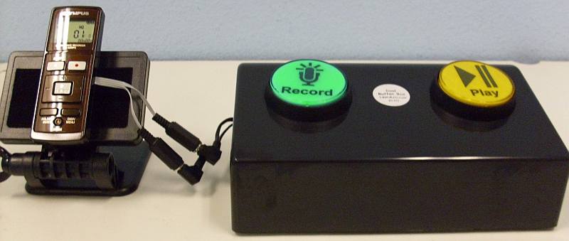 image of
Switch-Adapted Voice Recorder with Dual Button Box